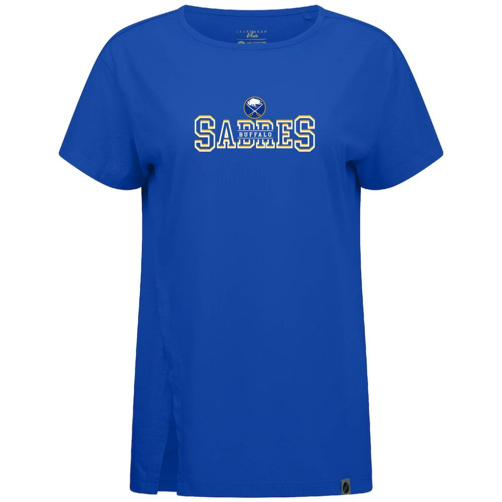 Buffalo Sabres Levelwear Women's Influx Journey T-Shirt - Royal | NHL Lifestyle