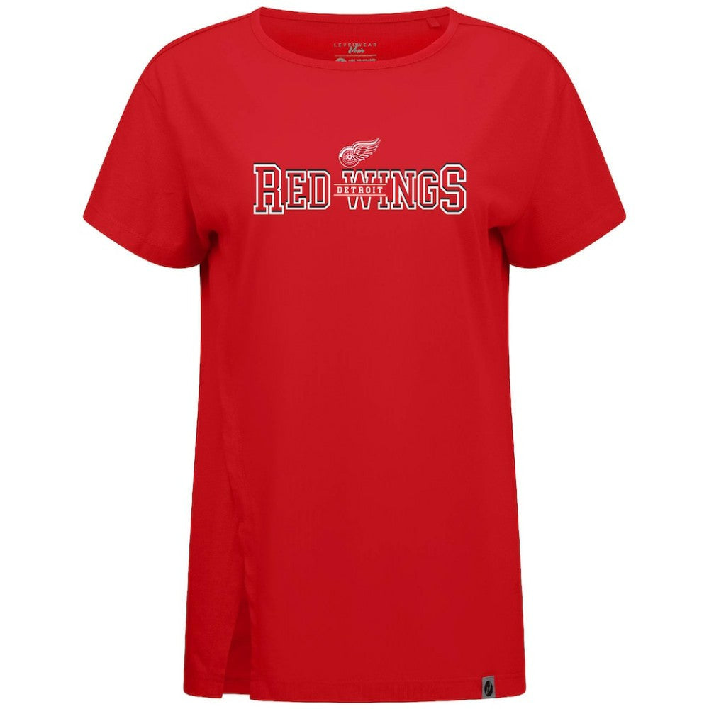 Detroit Red Wings Levelwear Women's Influx Journey T-Shirt - Red | NHL discount