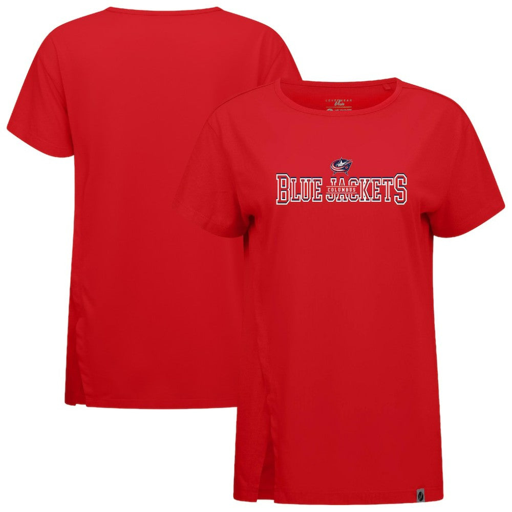 Columbus Blue Jackets Levelwear Women's Influx Journey T-Shirt - Red | NHL discount