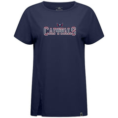 Washington Capitals Levelwear Women's Influx Journey T-Shirt - Navy | NHL Lifestyle