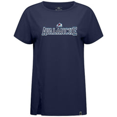Colorado Avalanche Levelwear Women's Influx Journey T-Shirt - Navy | NHL sale