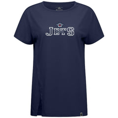 Winnipeg Jets Levelwear Women's Influx Journey T-Shirt - Navy | NHL on sale