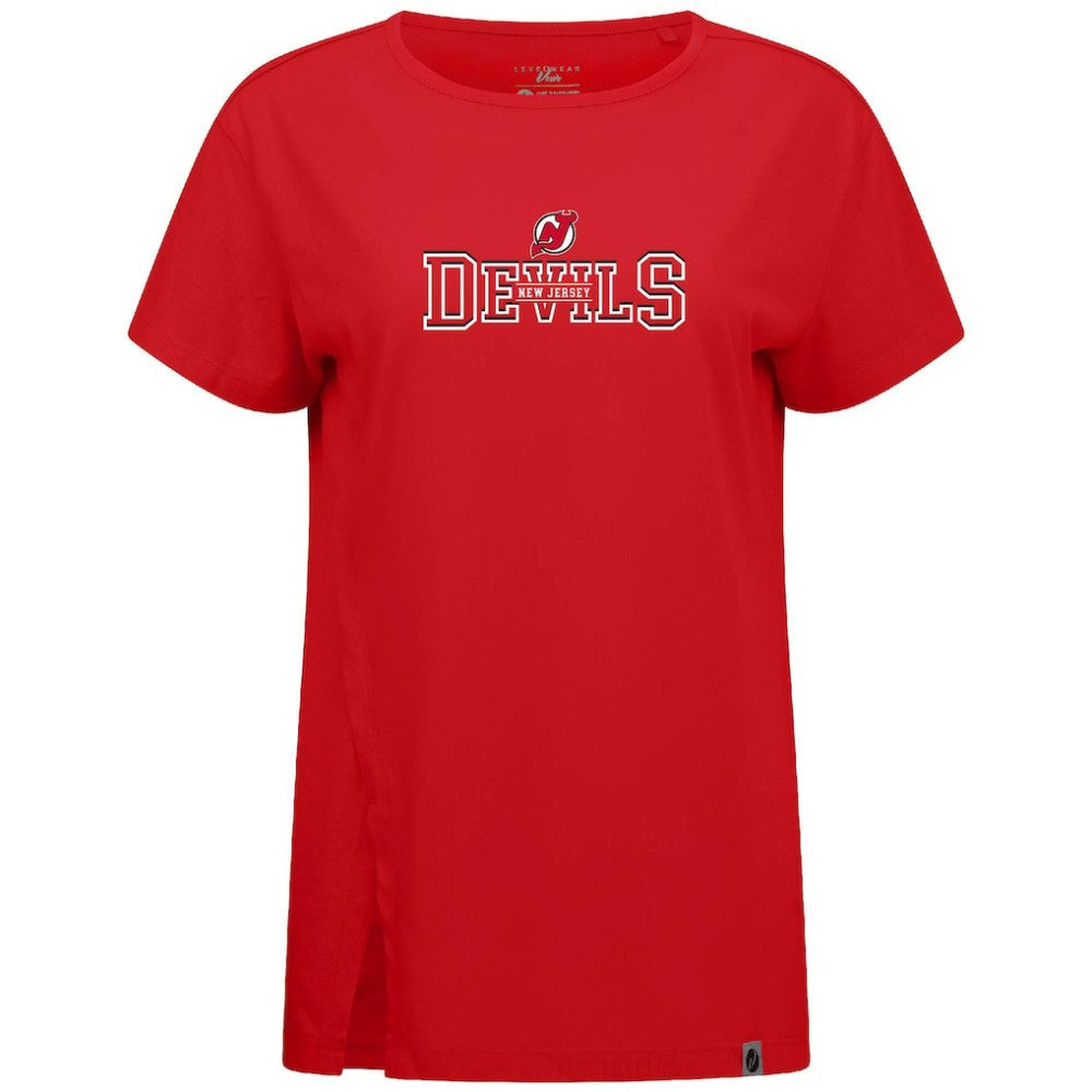 New Jersey Devils Levelwear Women's Influx Journey T-Shirt - Red | NHL sale