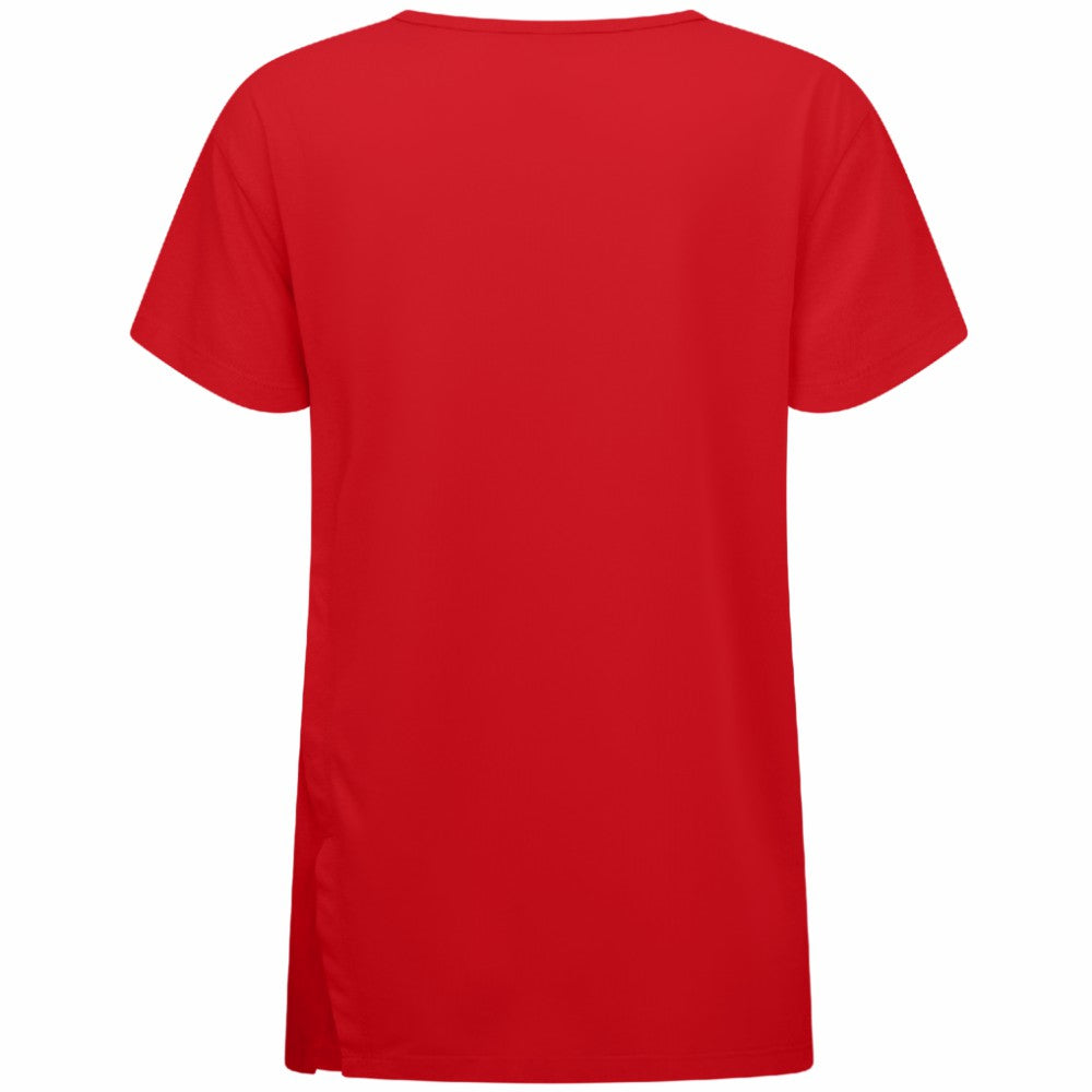New Jersey Devils Levelwear Women's Influx Banner Arch T-Shirt - Red | NHL online