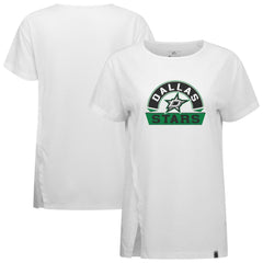 Dallas Stars Levelwear Women's Influx Banner Arch T-Shirt - White | NHL on sale