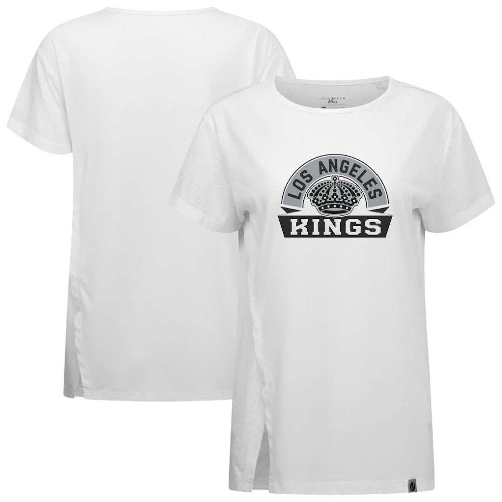 Los Angeles Kings Levelwear Women's Influx Banner Arch T-Shirt - White | NHL discount