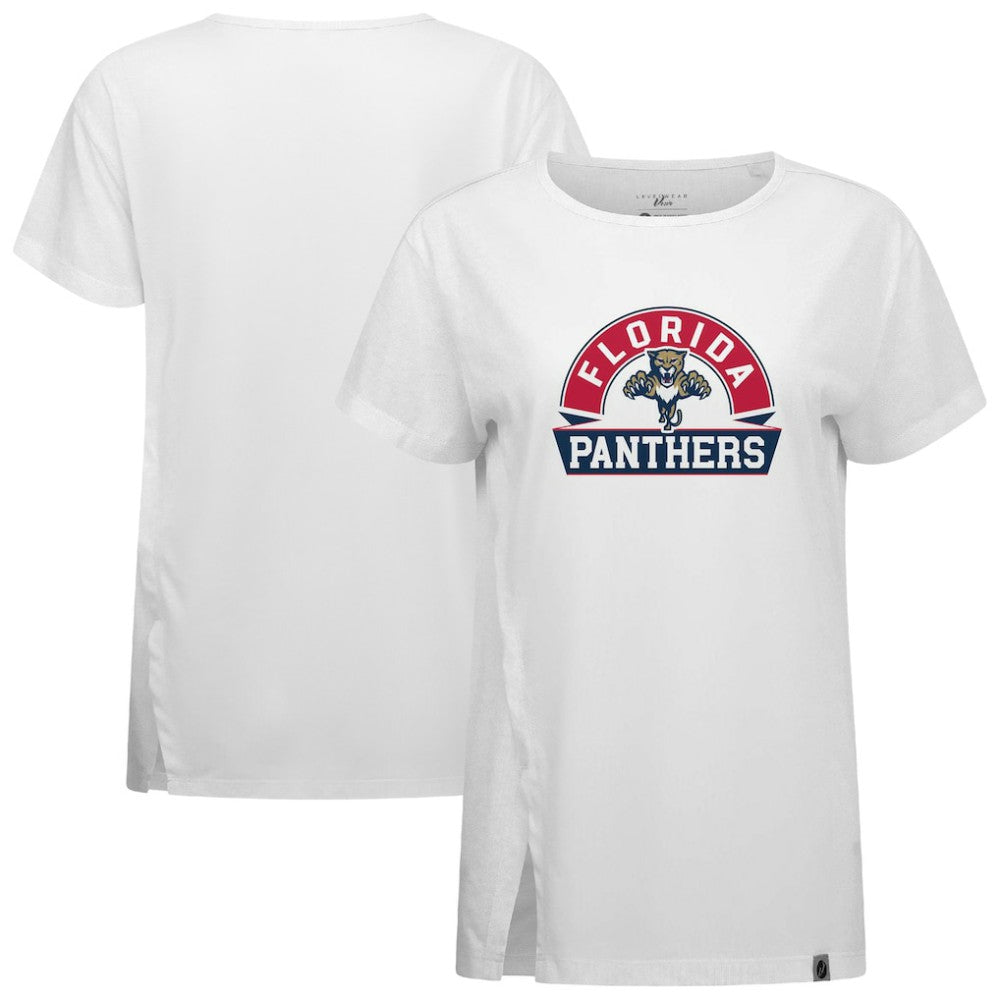 Florida Panthers Levelwear Women's Influx Banner Arch T-Shirt - White | NHL sale