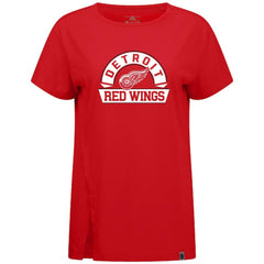 Detroit Red Wings Levelwear Women's Influx Banner Arch T-Shirt - Red | NHL near me
