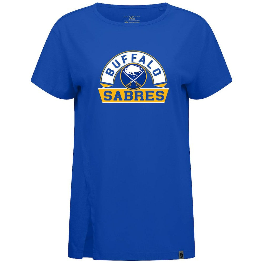 Buffalo Sabres Levelwear Women's Influx Banner Arch T-Shirt - Royal | NHL discount