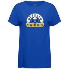 Buffalo Sabres Levelwear Women's Influx Banner Arch T-Shirt - Royal | NHL discount