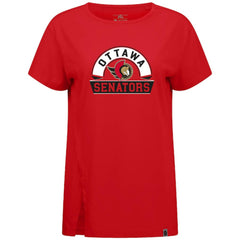 Ottawa Senators Levelwear Women's Influx Banner Arch T-Shirt - Red | NHL discount