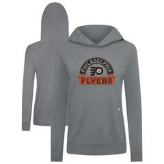 Philadelphia Flyers Levelwear Women's Relay Banner Arch Pullover Hoodie - Gray | NHL sale