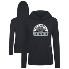 Los Angeles Kings Levelwear Women's Relay Banner Arch Pullover Hoodie - Black | NHL near me