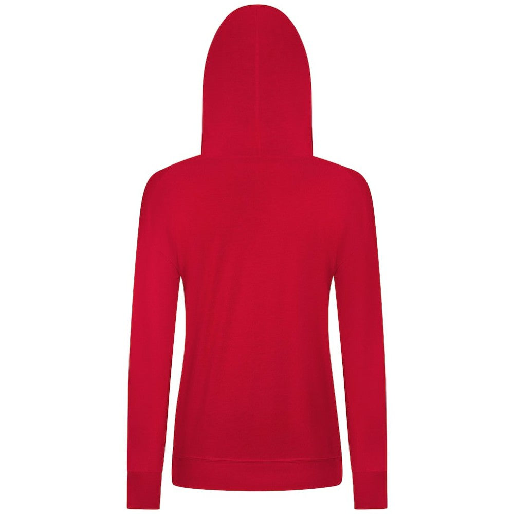 Carolina Hurricanes Levelwear Women's Relay Banner Arch Pullover Hoodie - Red | NHL near me