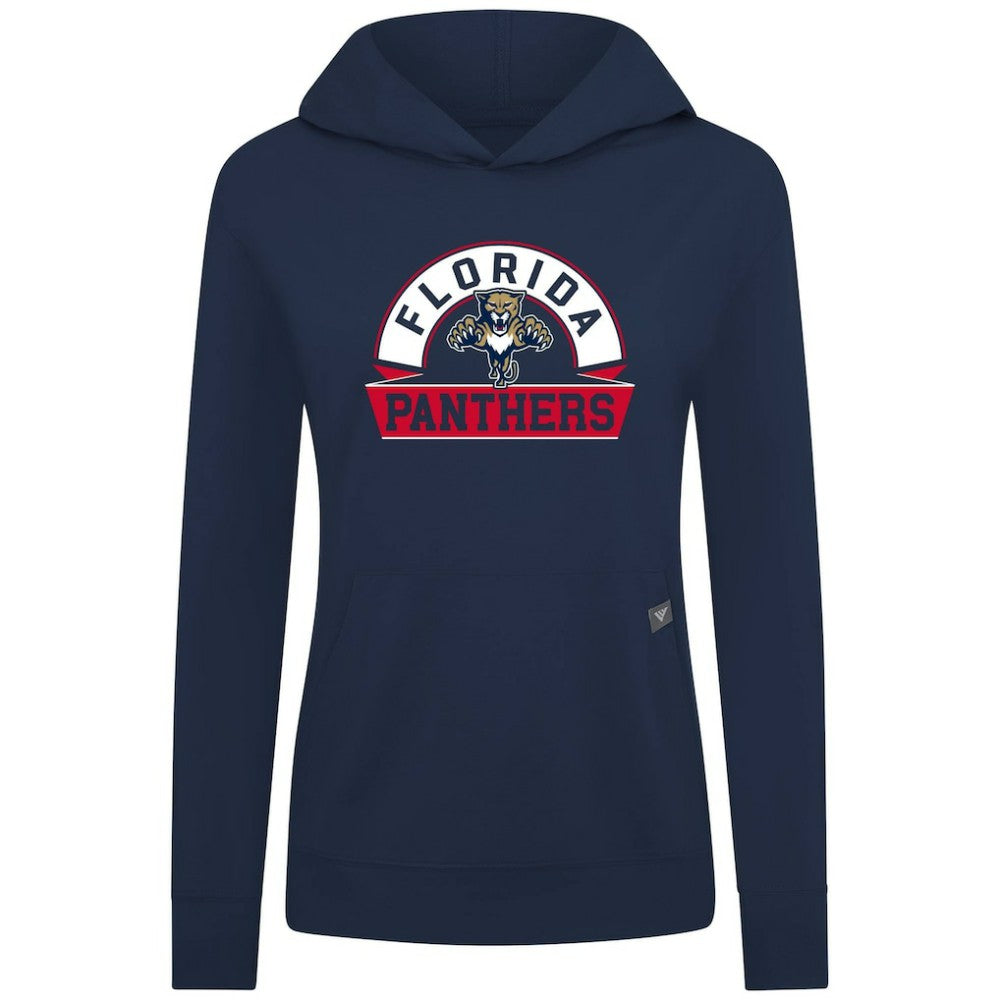 Florida Panthers Levelwear Women's Relay Banner Arch Pullover Hoodie - Navy | NHL online