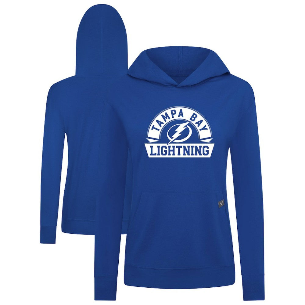Tampa Bay Lightning Levelwear Women's Relay Banner Arch Pullover Hoodie - Royal | NHL discount