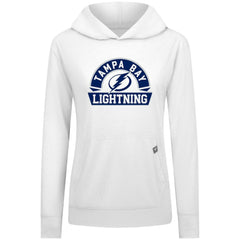 Tampa Bay Lightning Levelwear Women's Relay Banner Arch Pullover Hoodie - White | NHL online