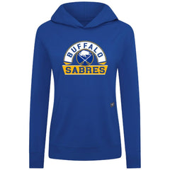 Buffalo Sabres Levelwear Women's Relay Banner Arch Pullover Hoodie - Royal | NHL near me