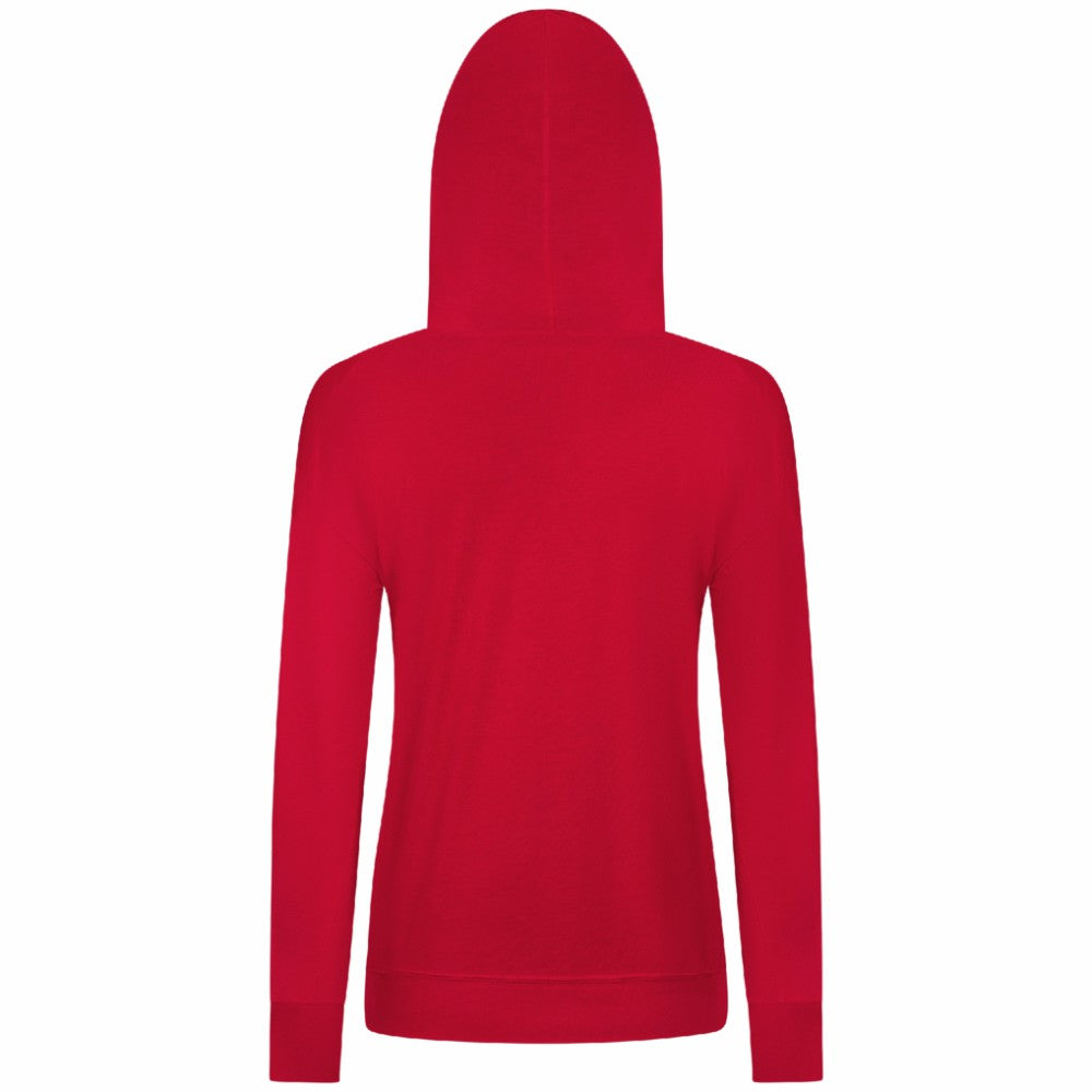 New York Rangers Levelwear Women's Relay Banner Arch Pullover Hoodie - Red | NHL on sale
