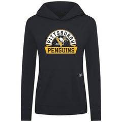 Pittsburgh Penguins Levelwear Women's Relay Banner Arch Pullover Hoodie - Black | NHL discount