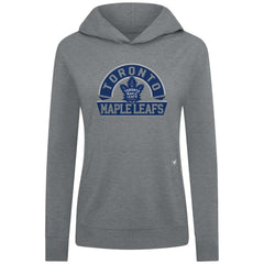 Toronto Maple Leafs Levelwear Women's Relay Banner Arch Pullover Hoodie - Gray | NHL online