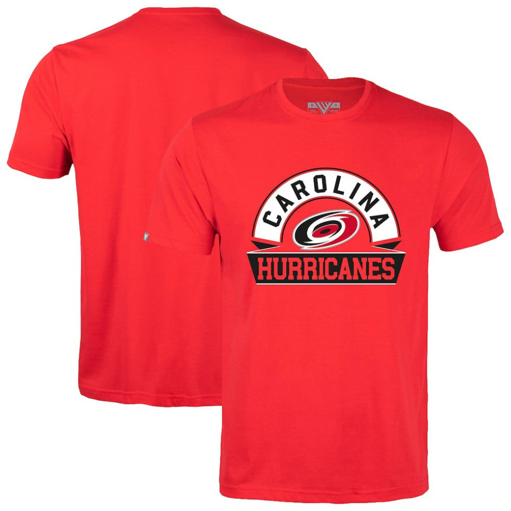 Carolina Hurricanes Levelwear Richmond Banner Arch T-Shirt - Red | NHL discount