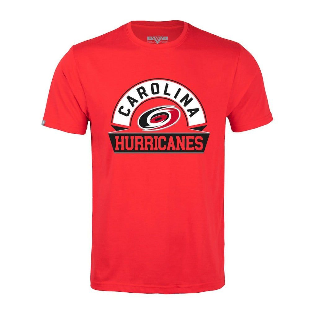 Carolina Hurricanes Levelwear Richmond Banner Arch T-Shirt - Red | NHL discount