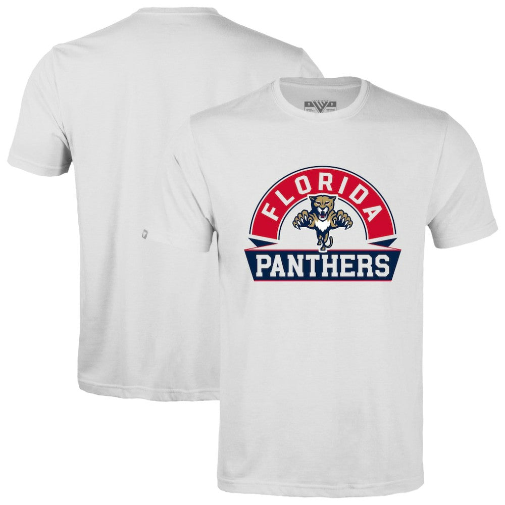 Florida Panthers Levelwear Richmond Banner Arch T-Shirt - White | NHL Clearance