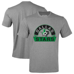 Dallas Stars Levelwear Richmond Banner Arch T-Shirt - Gray | NHL Lifestyle