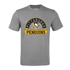 Pittsburgh Penguins Levelwear Richmond Banner Arch T-Shirt - Gray | NHL on sale