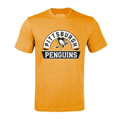 Pittsburgh Penguins Levelwear Richmond Banner Arch T-Shirt - Gold | NHL online