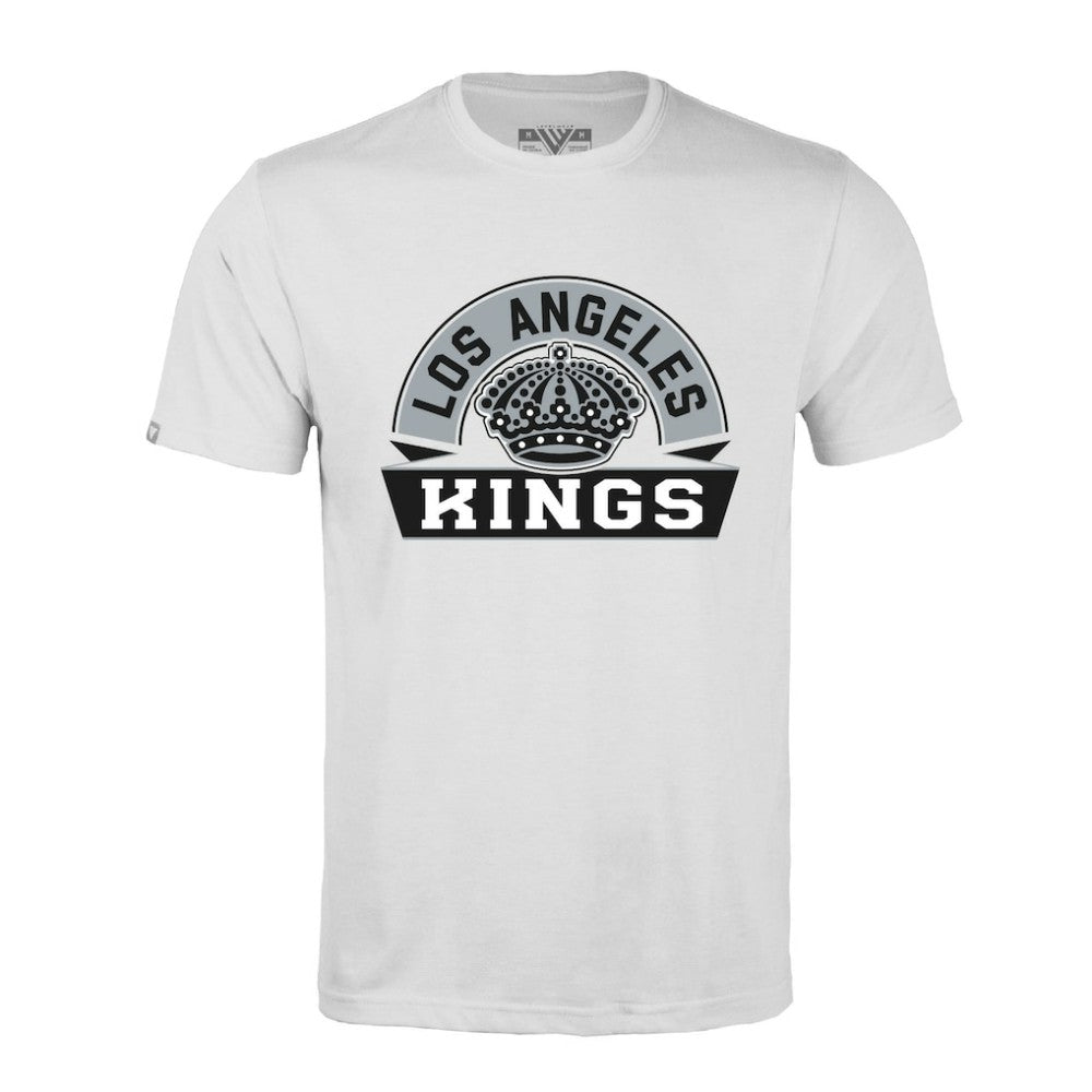Los Angeles Kings Levelwear Richmond Banner Arch T-Shirt - White | NHL Clearance