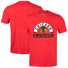 Chicago Blackhawks Levelwear Richmond Banner Arch T-Shirt - Red | NHL Clearance