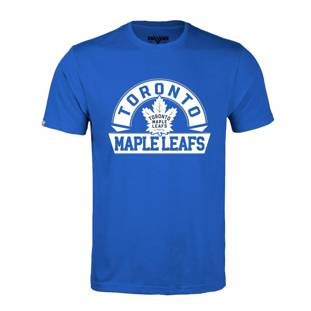 Toronto Maple Leafs Levelwear Richmond Banner Arch T-Shirt - Royal | NHL Lifestyle