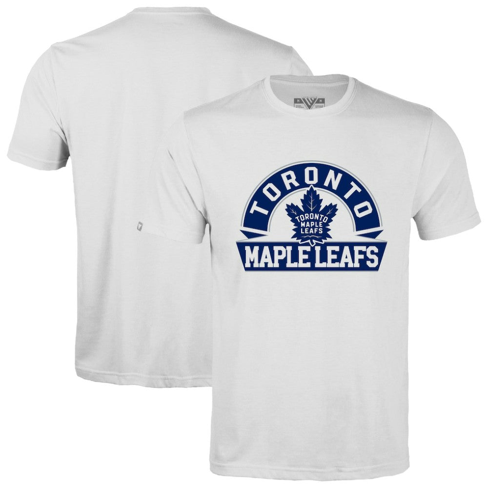 Toronto Maple Leafs Levelwear Richmond Banner Arch T-Shirt - White | NHL on sale
