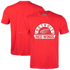 Detroit Red Wings Levelwear Richmond Banner Arch T-Shirt - Red | NHL Clearance