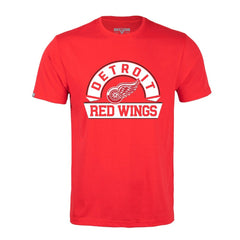 Detroit Red Wings Levelwear Richmond Banner Arch T-Shirt - Red | NHL Clearance