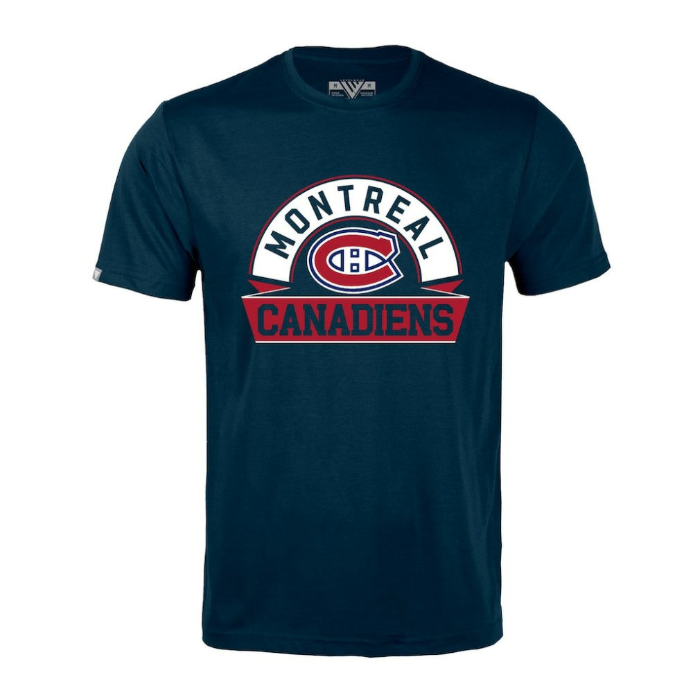 Montreal Canadiens Levelwear Richmond Banner Arch T-Shirt - Navy | NHL discount
