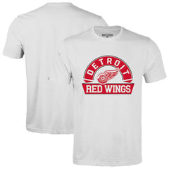 Detroit Red Wings Levelwear Richmond Banner Arch T-Shirt - White | NHL near me