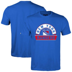 New York Rangers Levelwear Richmond Banner Arch T-Shirt - Royal | NHL online