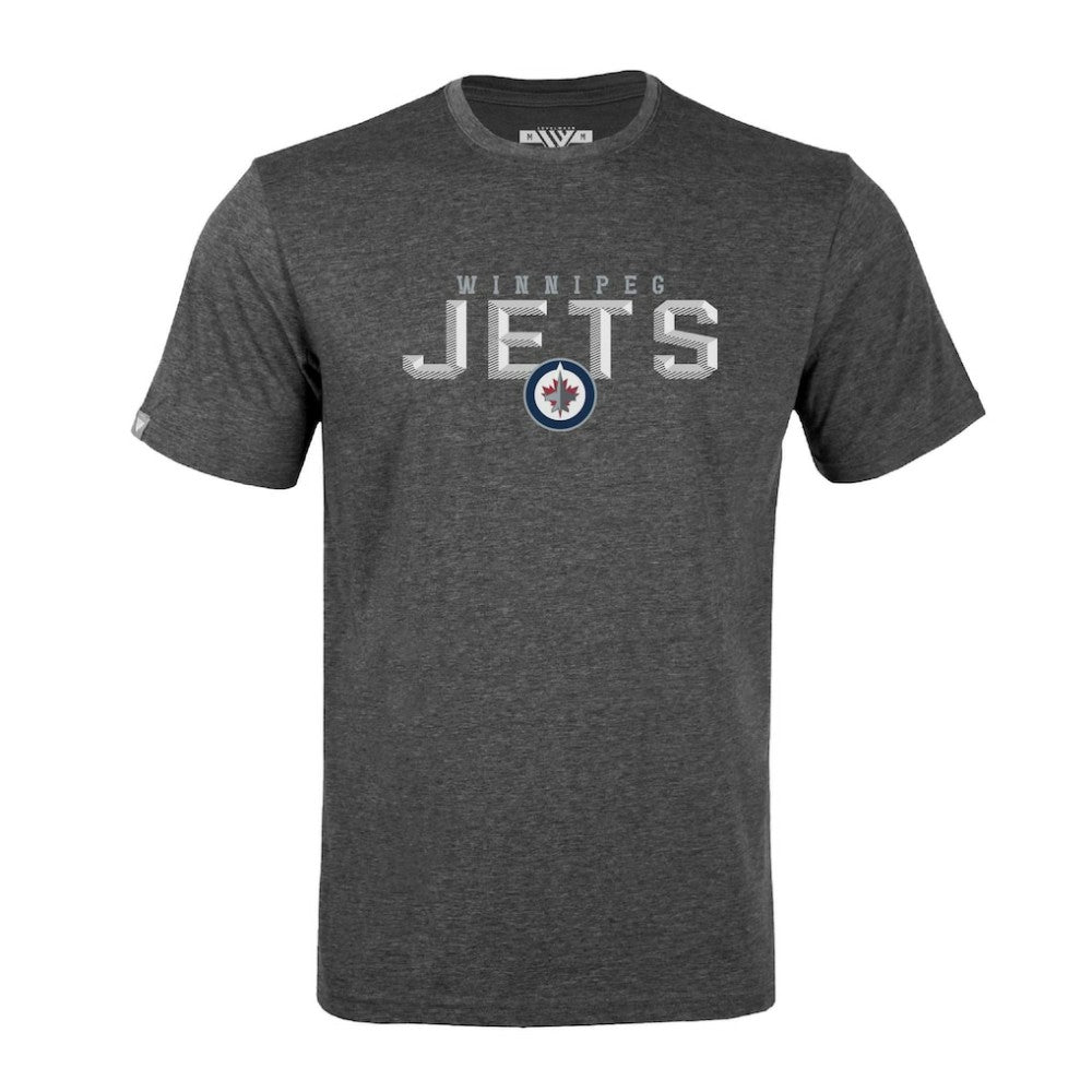 Winnipeg Jets Levelwear Richmond Carve T-Shirt - Gray | NHL Lifestyle
