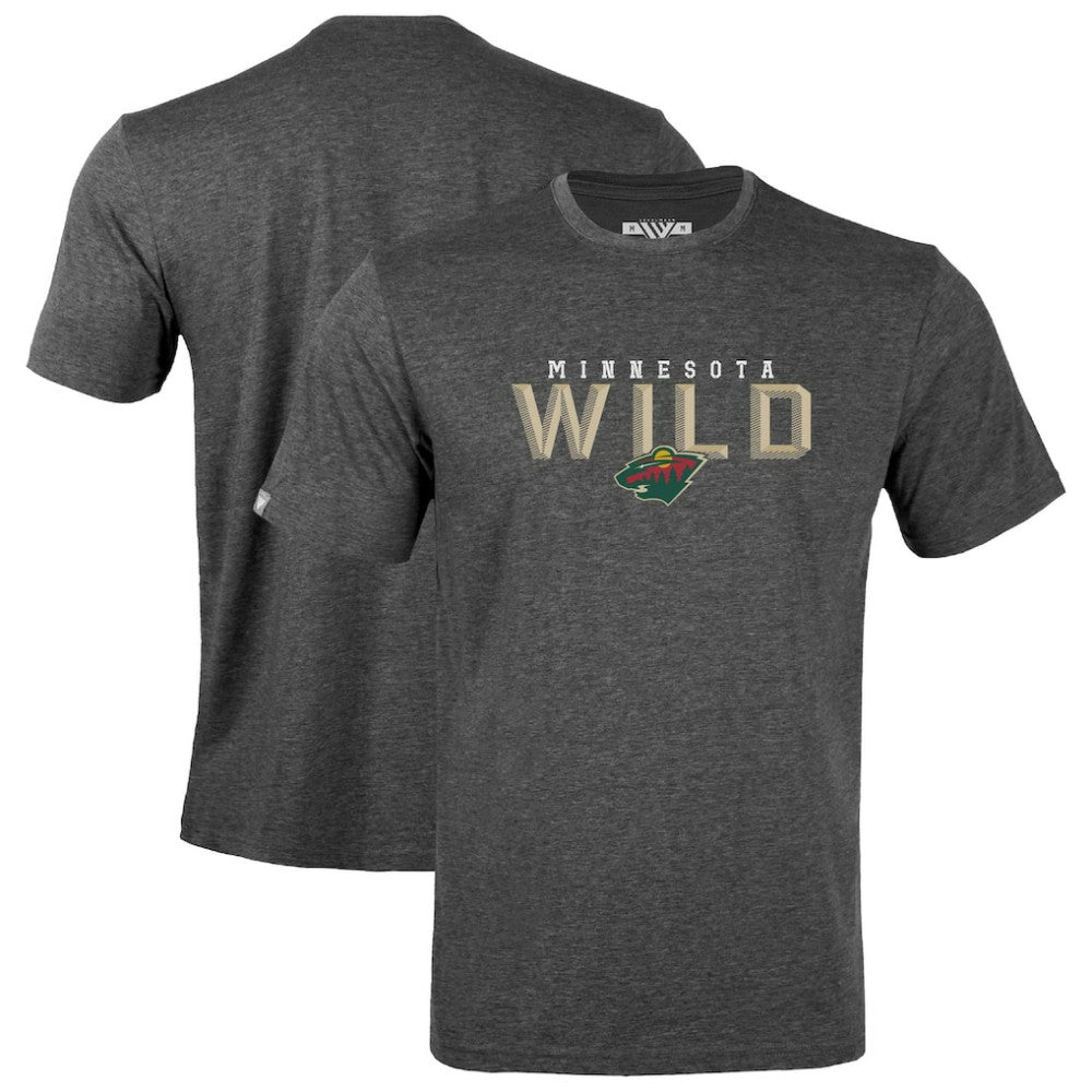 Minnesota Wild Levelwear Richmond Carve T-Shirt - Gray | NHL Clearance