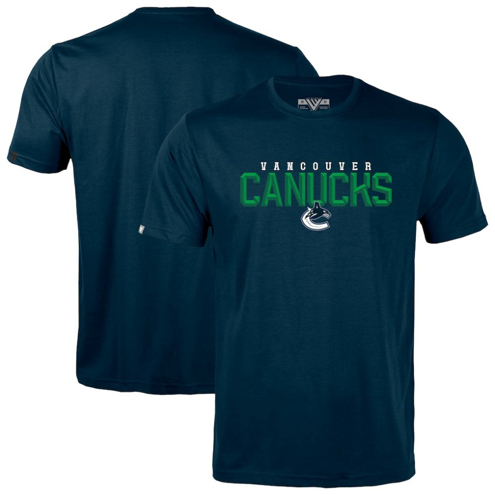 Vancouver Canucks Levelwear Richmond Carve T-Shirt - Navy | NHL on sale
