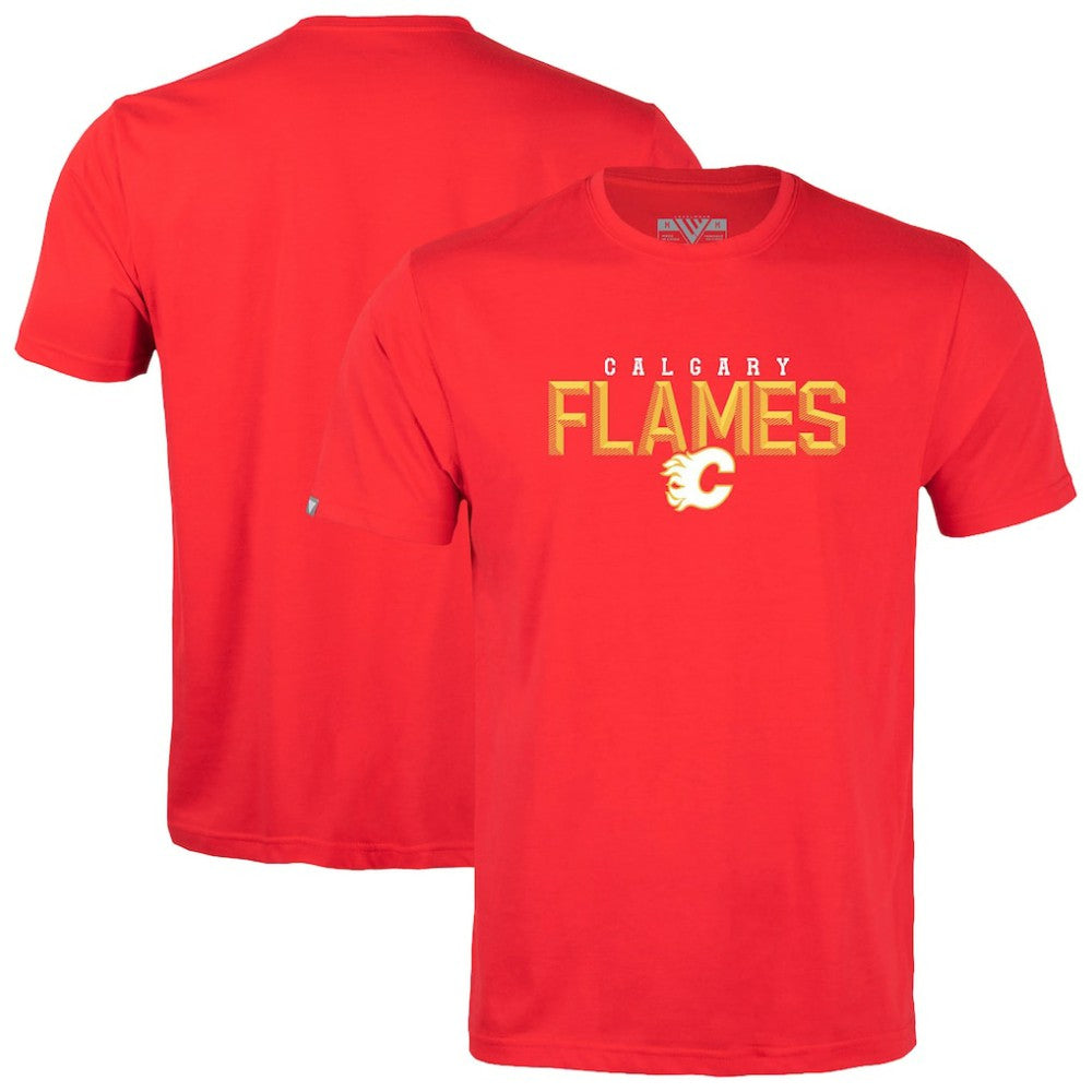 Calgary Flames Levelwear Richmond Carve T-Shirt - Red | NHL Clearance