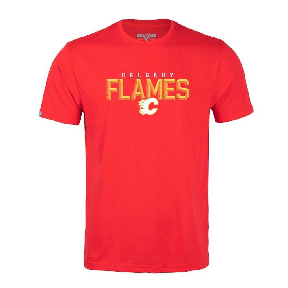 Calgary Flames Levelwear Richmond Carve T-Shirt - Red | NHL Clearance
