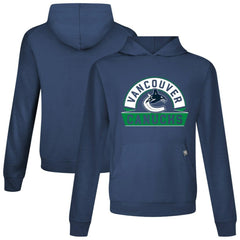 Vancouver Canucks Levelwear Relay Banner Arch Pullover Hoodie - Navy | NHL discount