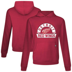 Detroit Red Wings Levelwear Relay Banner Arch Pullover Hoodie - Red | NHL on sale