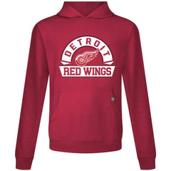 Detroit Red Wings Levelwear Relay Banner Arch Pullover Hoodie - Red | NHL on sale