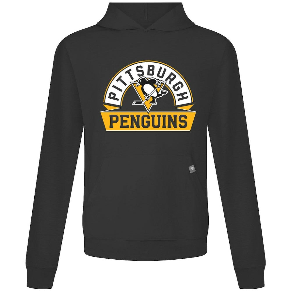 Pittsburgh Penguins Levelwear Relay Banner Arch Pullover Hoodie - Black | NHL discount