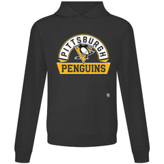 Pittsburgh Penguins Levelwear Relay Banner Arch Pullover Hoodie - Black | NHL discount